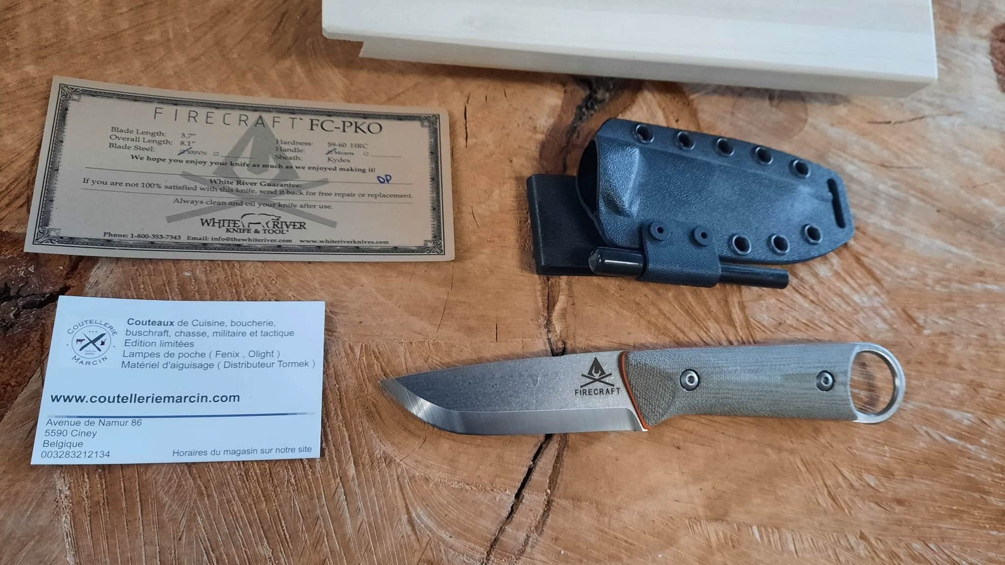 White River Firecraft FC-PKO Puukko, Kydex - 