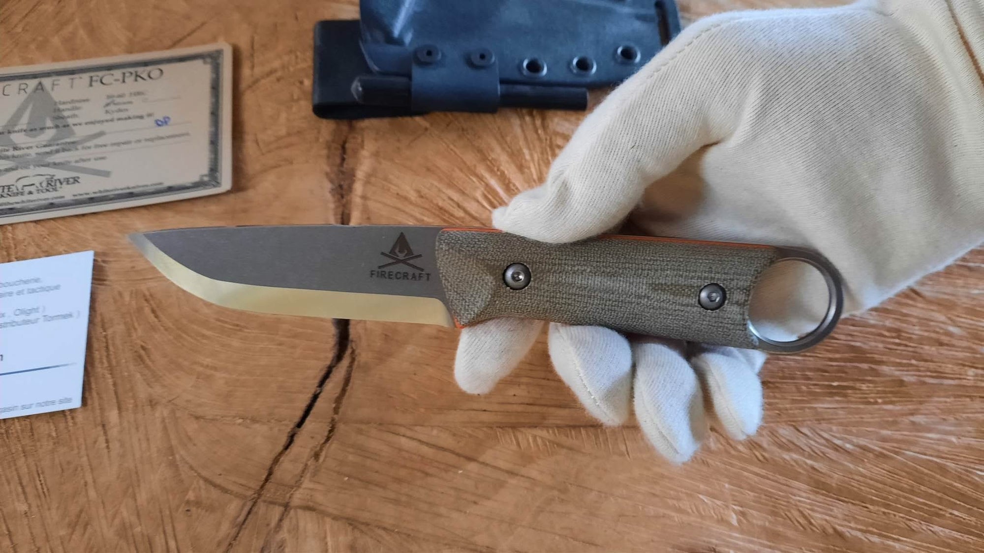 White River Firecraft FC-PKO Puukko, Kydex - 