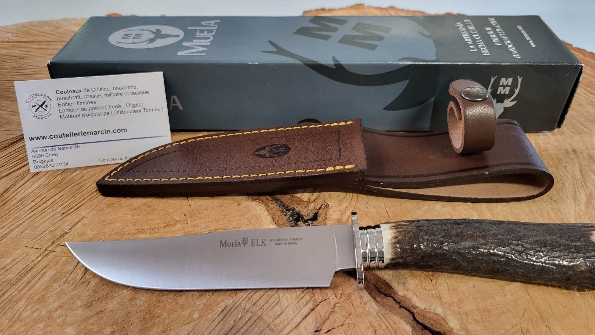 Muela Elk 14A.I Couteau de chasse - 