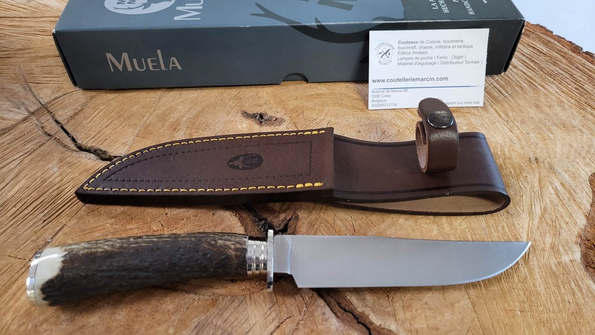 Muela Elk 14A.I Couteau de chasse - 