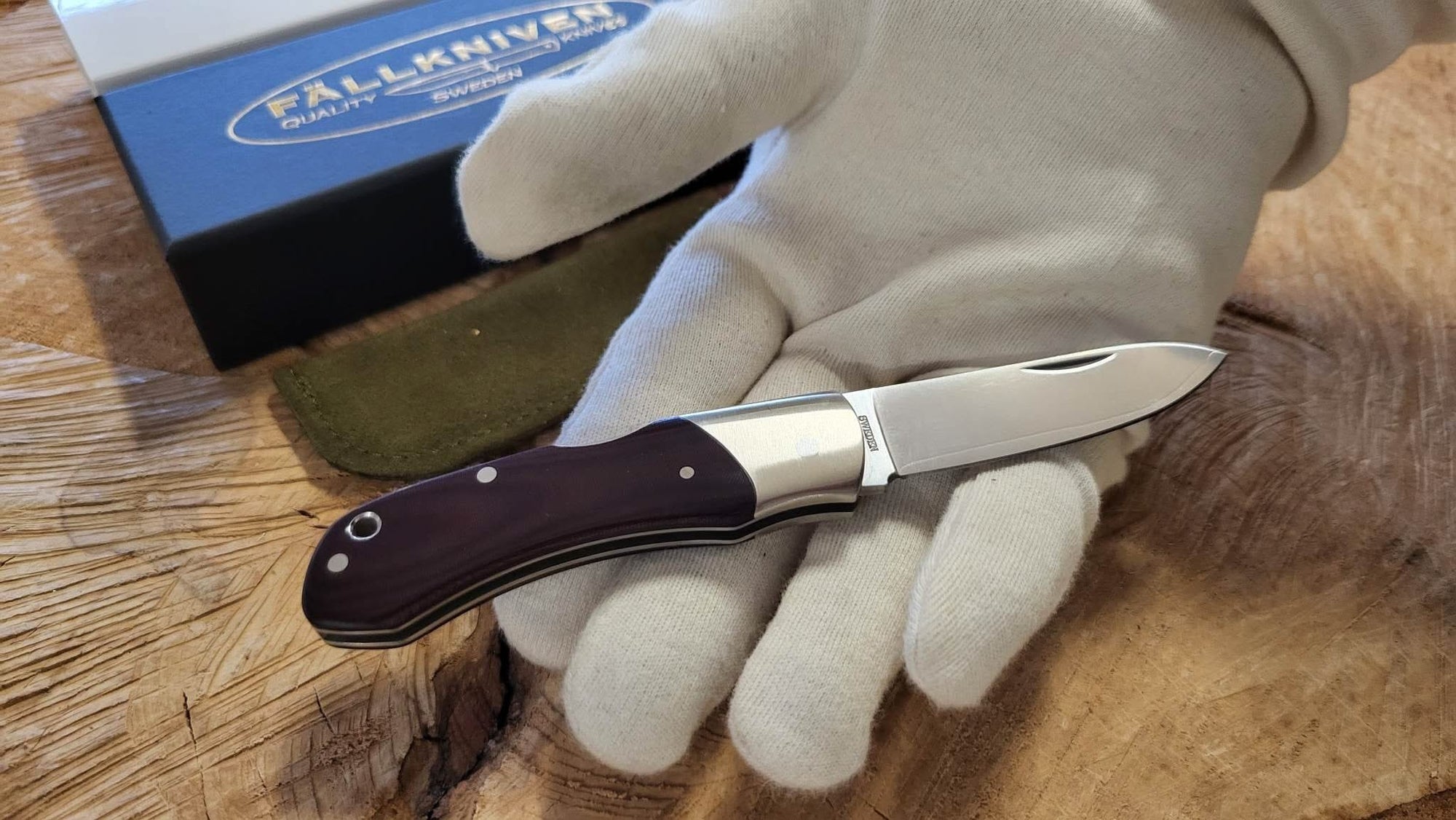 Fallkniven FH9s - Maroon Micarta - 