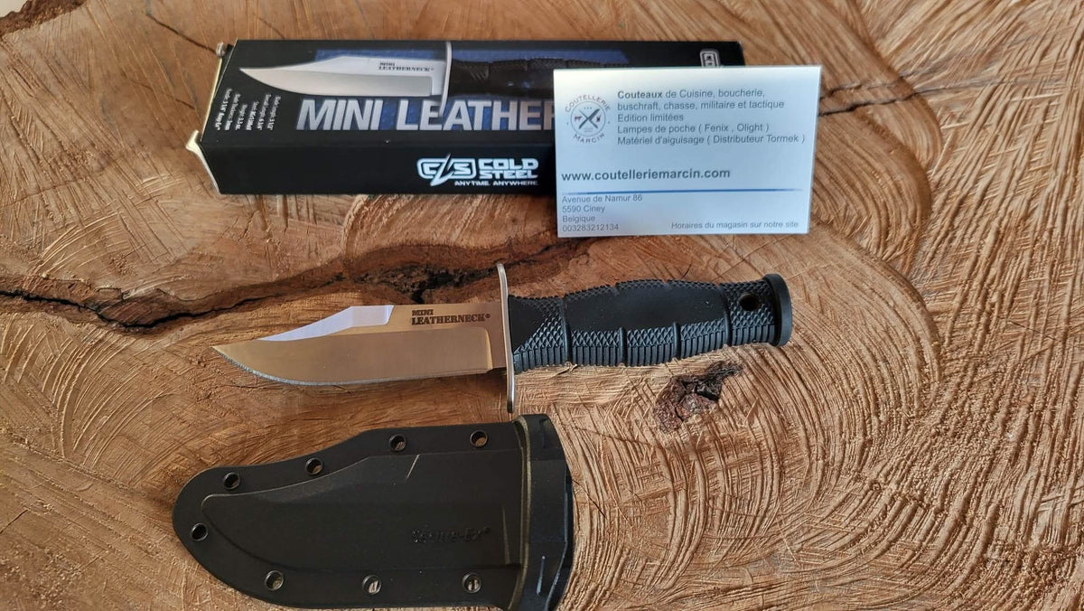 Cold Steel 39LSAB Mini Leatherneck Clip Point - 