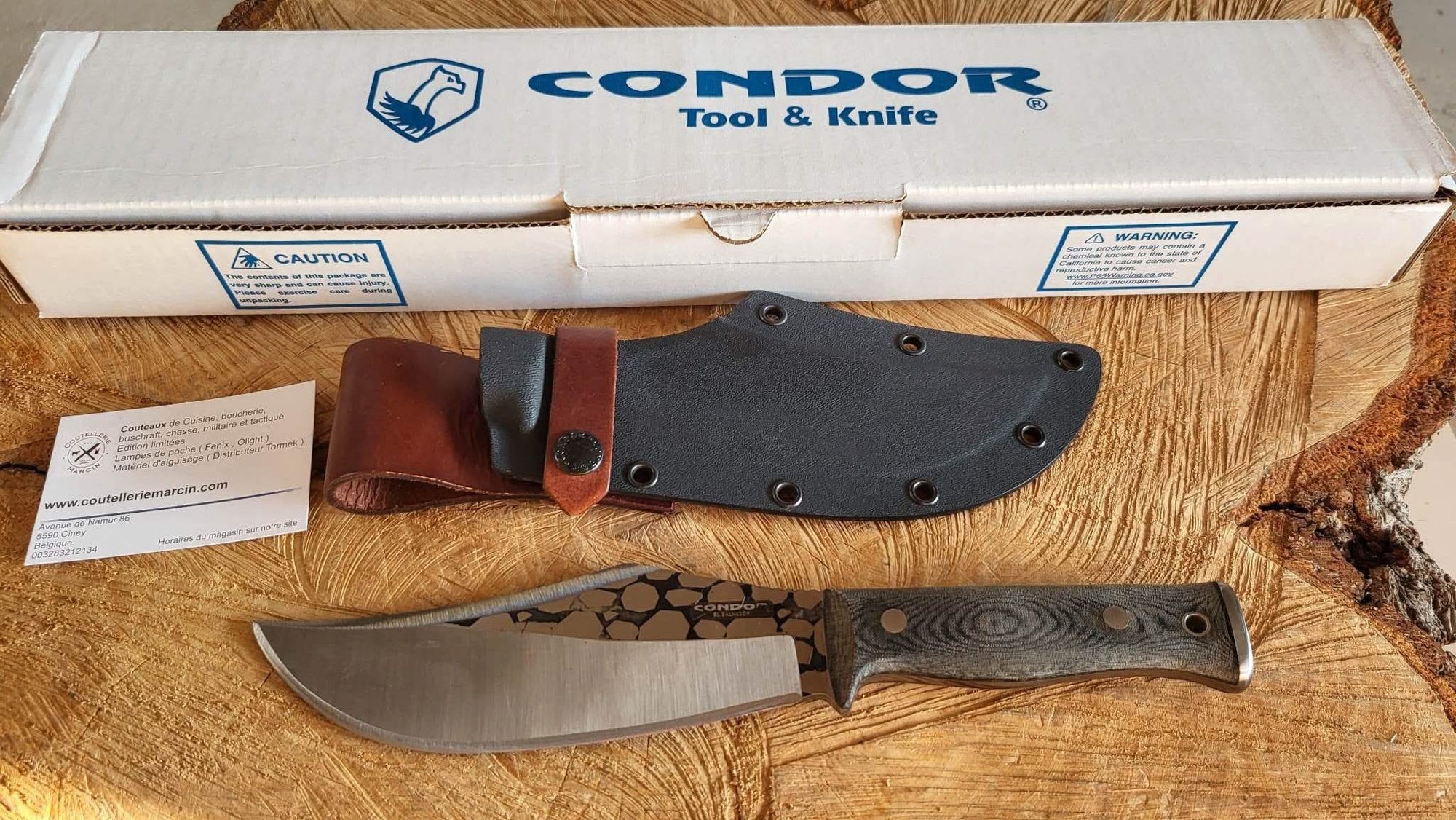 Condor Gryphus Bowie, survie , bushcraft - 