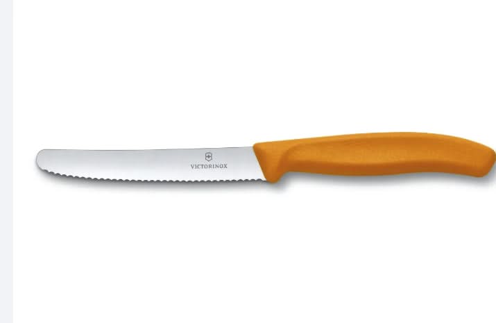 Victorinox Swiss Classic 6.7836.L119, couteau à tomates orange 11 cm