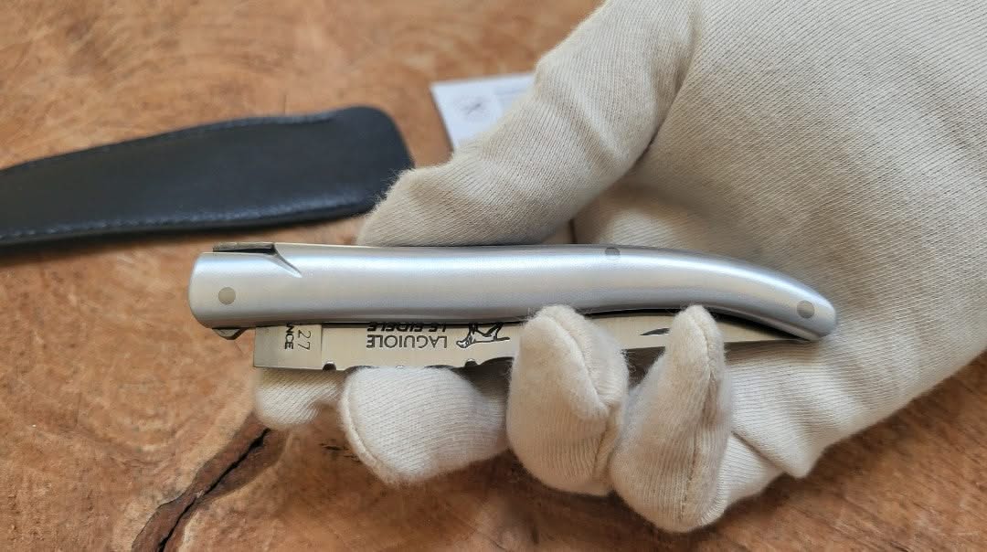 Laguiole Le Fidèle Plein Manche Aluminum - 