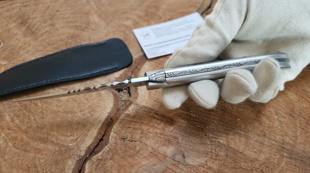 Laguiole Le Fidèle Plein Manche Aluminum - 