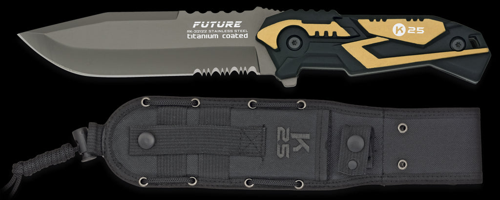 K25 RUI 32122 Couteau RUI FUTURE-T. Lame 12.5 cm - 