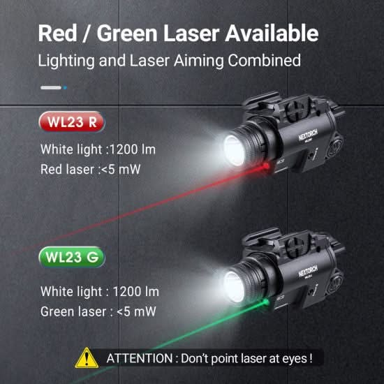 Nextorch WL23G Gunlight Green Laser - 