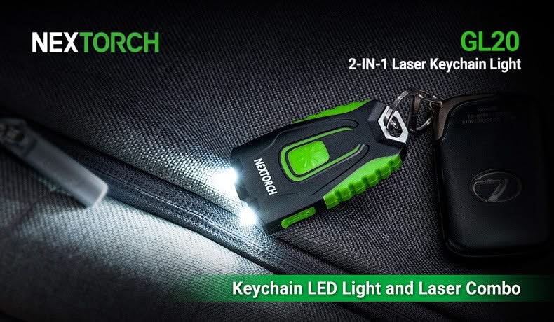 NEXTORCH GL20 – vue de la lampe porte-clés