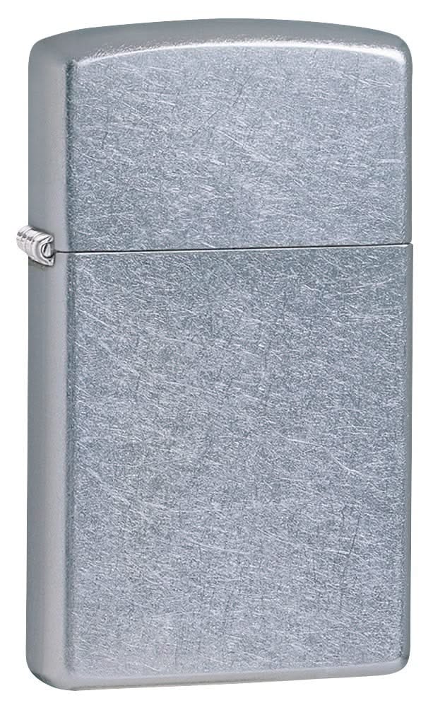 Zippo Slim Street Chrome – format compact en métal