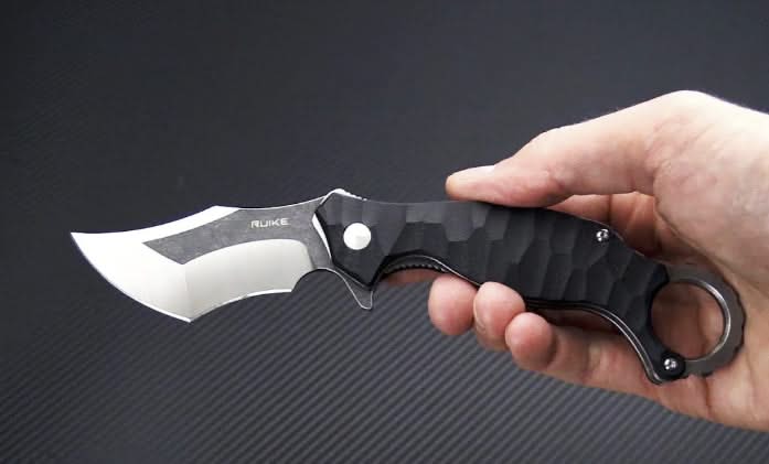 Ruike P881-B1 Karambit lame acier 14C28N manche G10 - 