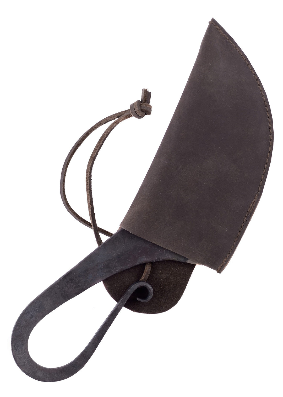 Wiking , Couteau médiéval forgé avec fourreau - 