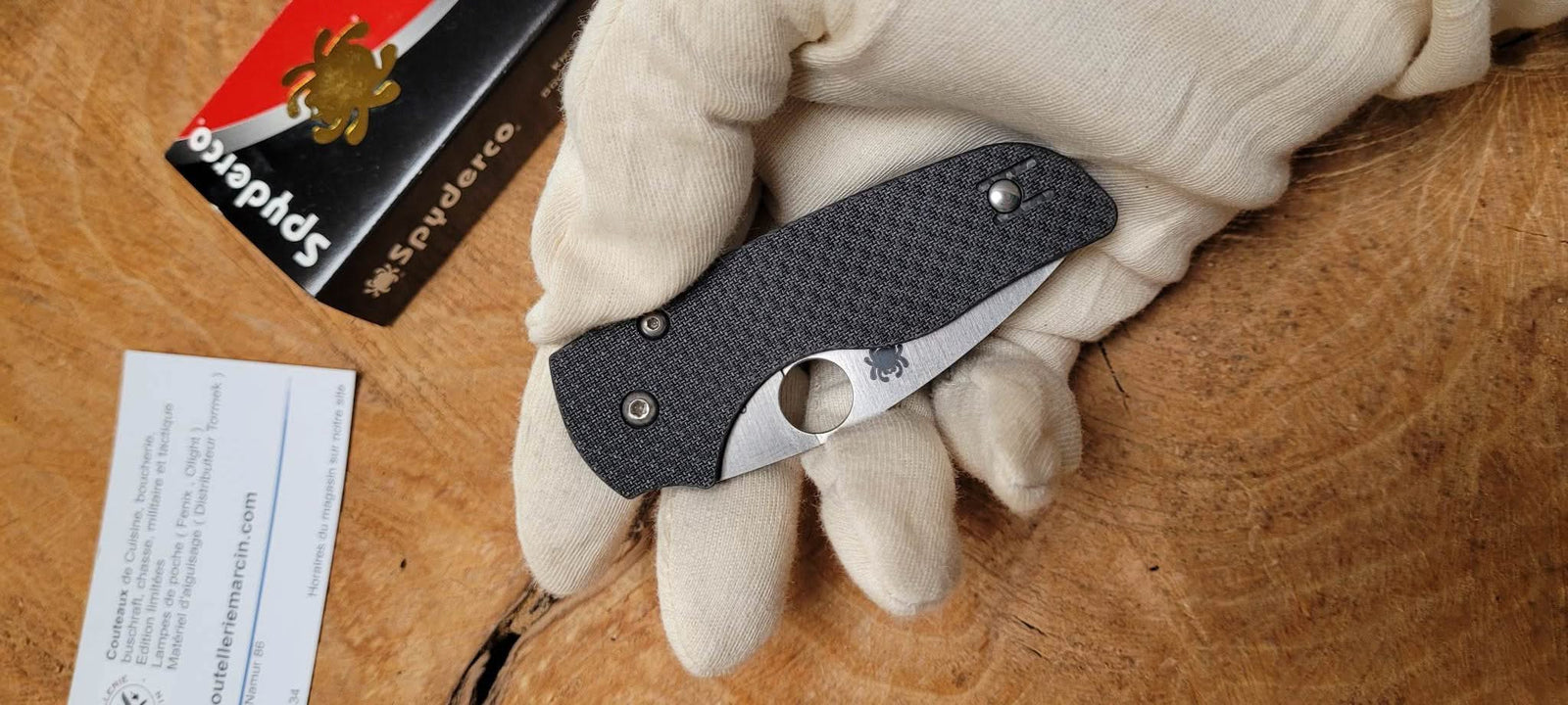 Spyderco C230CF90VP Lil Native CPM S90V Sprint Run - 