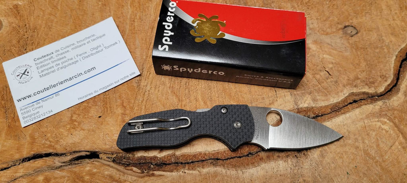 Spyderco C230CF90VP Lil Native CPM S90V Sprint Run - 