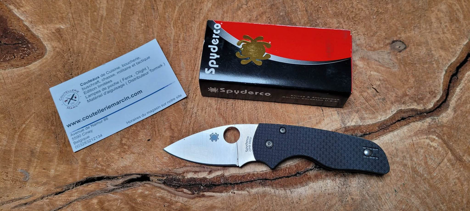 Spyderco C230CF90VP Lil Native CPM S90V Sprint Run - 