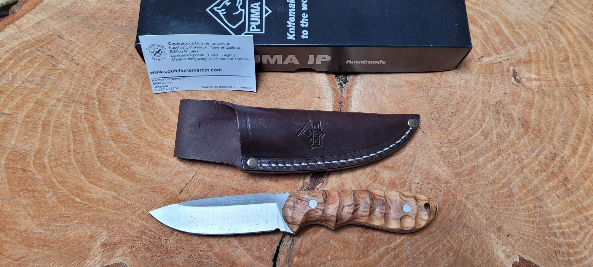 Puma IP Couteau de chasse la ola olive - 