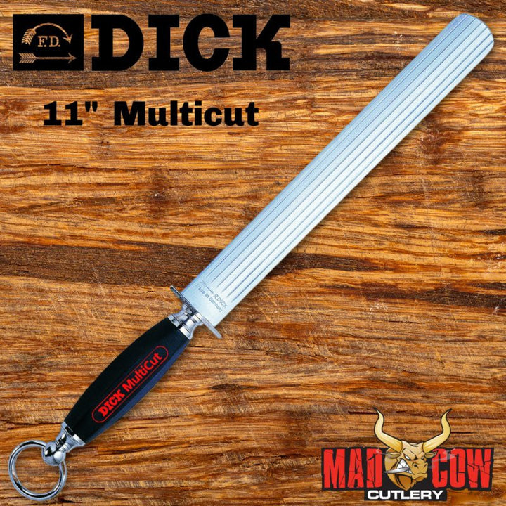 Dick 7650428 Fusil à Aiguiser Dickoron Multicut Plat 28 cm - 