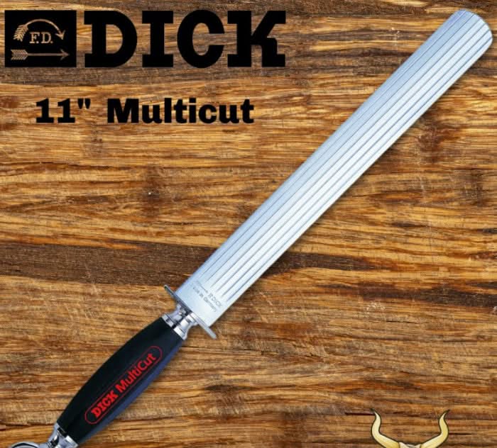 Dick 7650428 Fusil à Aiguiser Dickoron Multicut Plat 28 cm - 