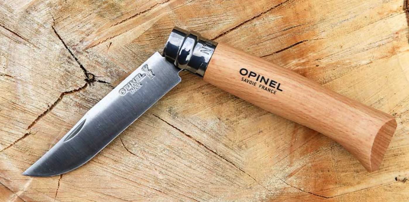 Opinel N°08 Inox – couteau pliant, lame 8,5 cm – Coutellerie Marcin