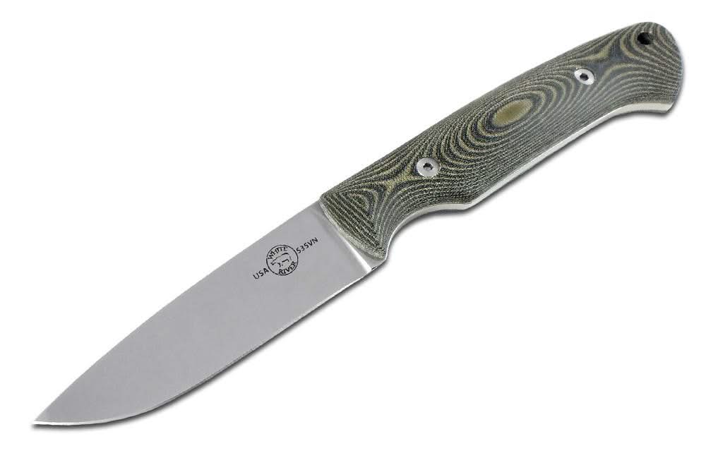 White River Hunter, Canvas Black/ Olive Micarta - 