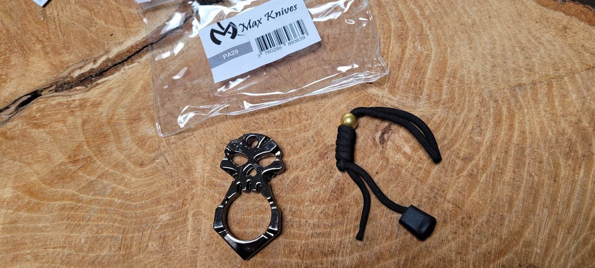 Maxknives PA29 - Poing américain skull 1 doigt - 