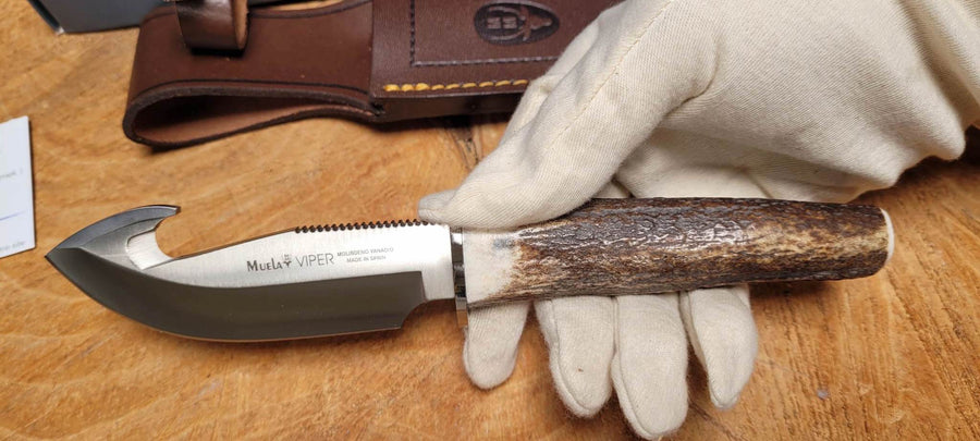 Muela 11A Viper Couteau de chasse Lame de 11 cm à éviscérer -