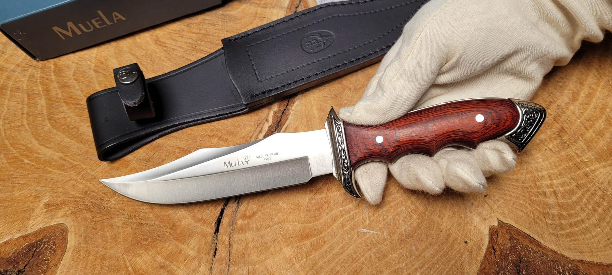 Muela 21733 , Couteau de chasse lame de 16 cm Bowie - 