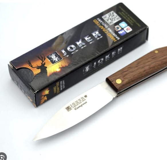 Joker Campera , Couteau de poche en bois de Noyer - 