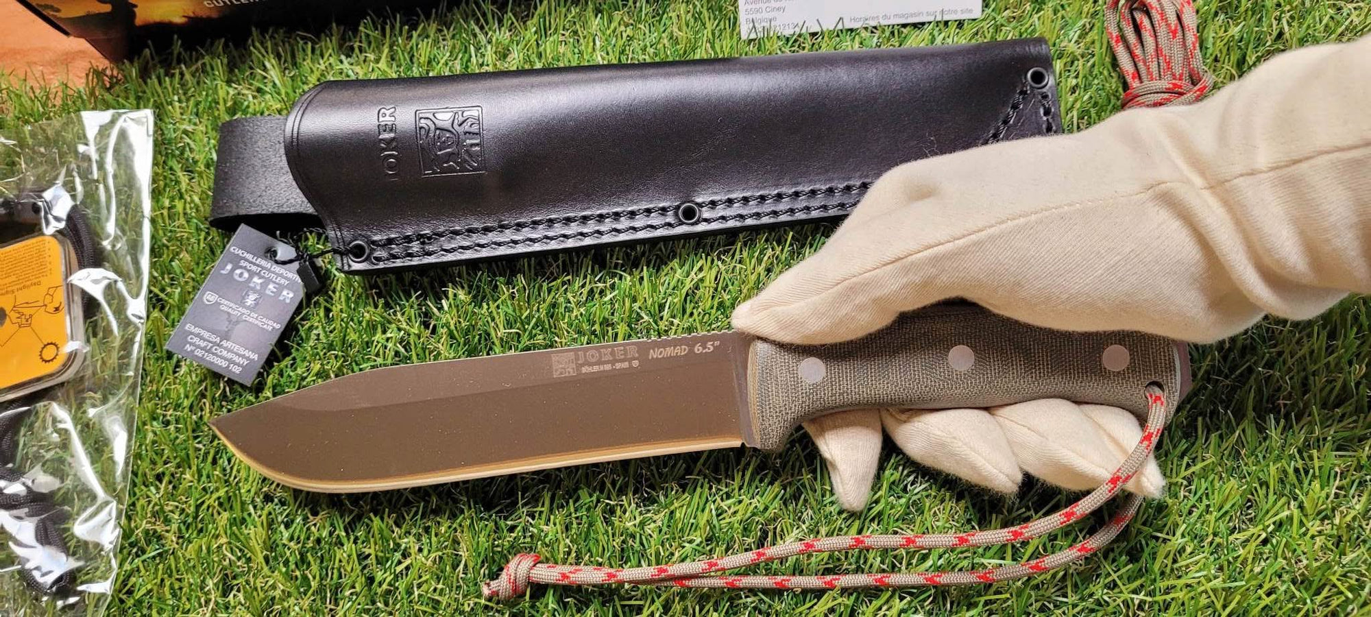Joker CV137 Nomad , Couteau de survie , buschraft - 