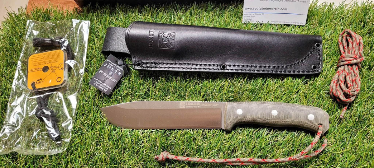 Joker CV137 Nomad , Couteau de survie , buschraft - 