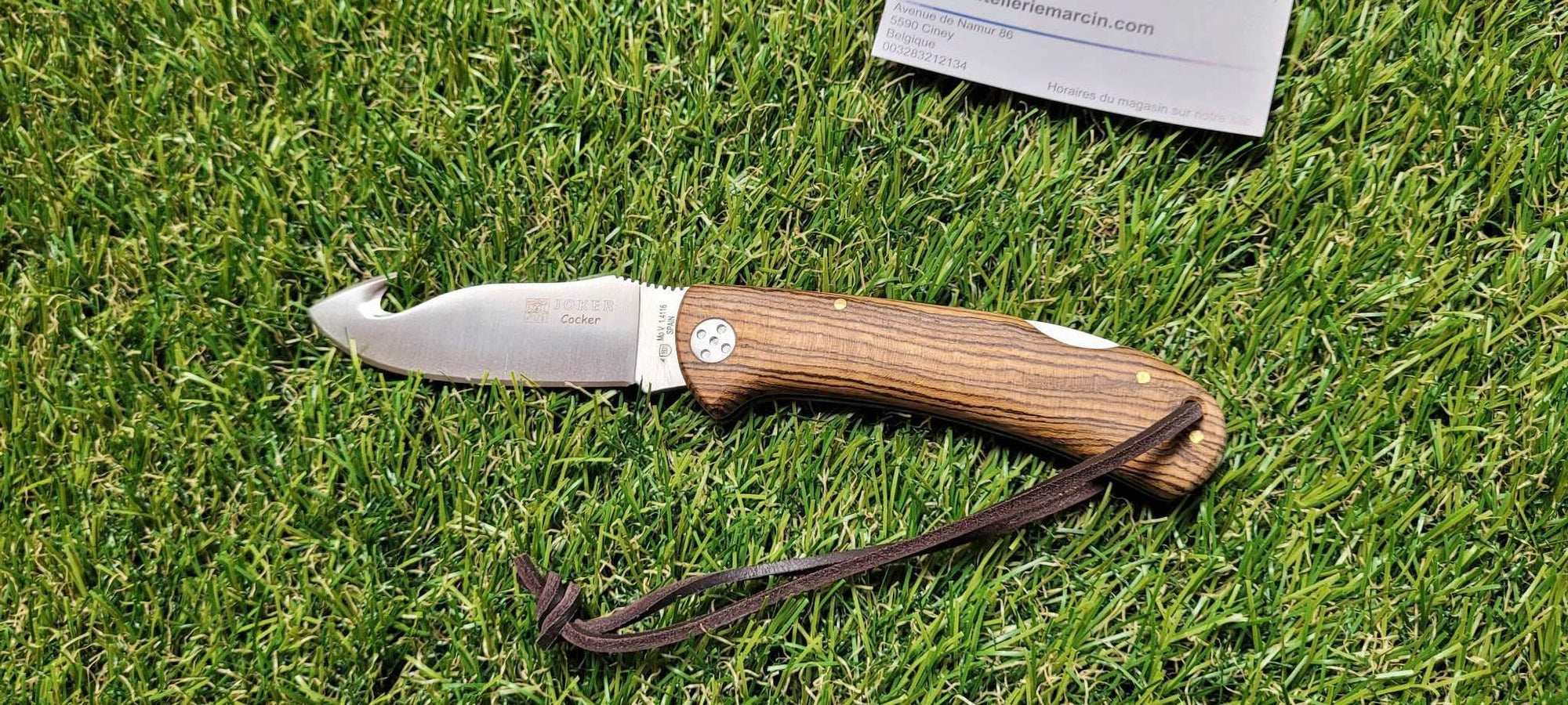 Joker Cocker , Couteau à éviscérer , de chasse - 