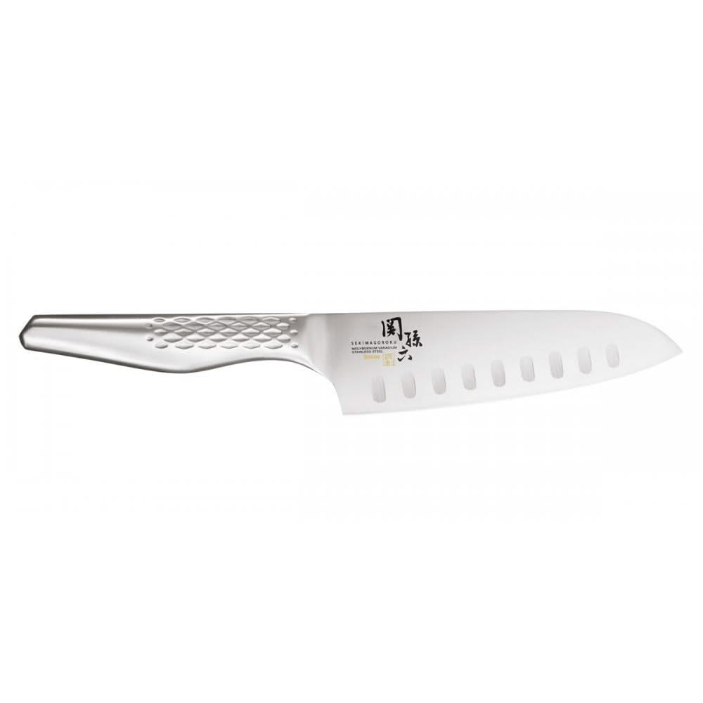 KAI AB-5157 Seki Magoroku Shoso, santoku alvéolé à lame de 16,5 cm