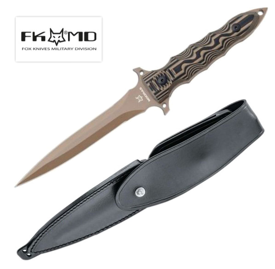 Fox FX-508 Modras Bronze/Noir , Dague de combat , defense - 