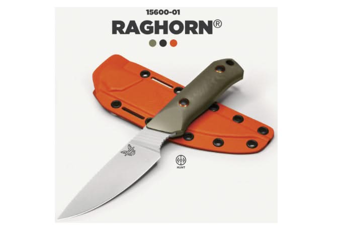 Benchmade 15600-01 RAGHORN, OD Green G10, CPM-S30V - 