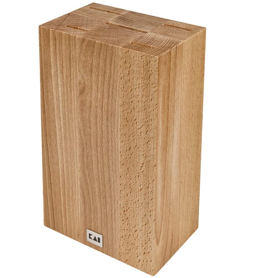 Kai DM-0819 Bloc couteaux cube - hêtre - 