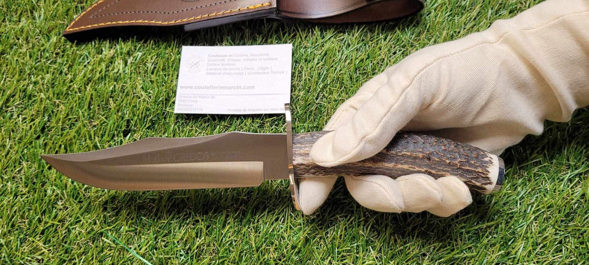 Muela Gredos 17 Couteau de chasse bois de cerf - 