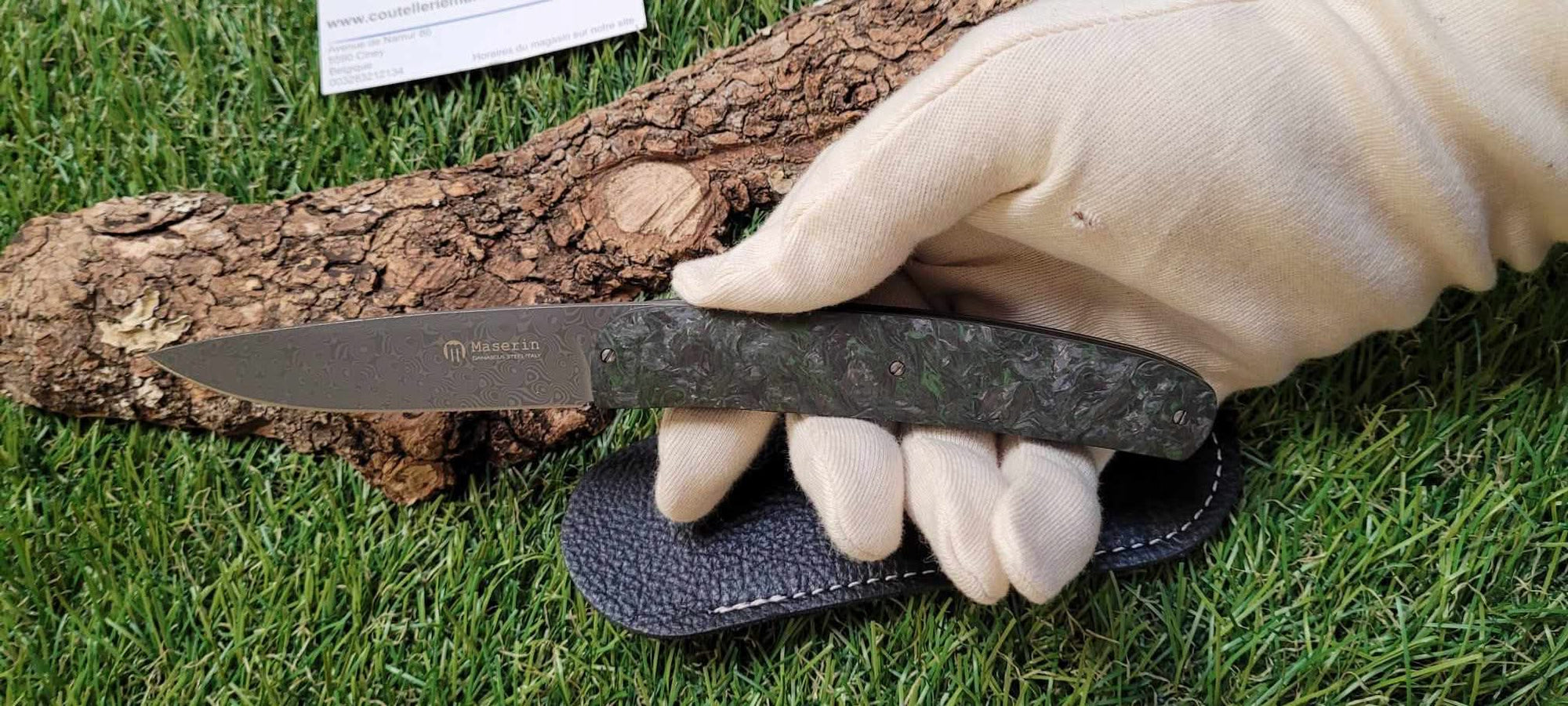 Maserin 380/DV Gourmet Damascus Green Carbon - 