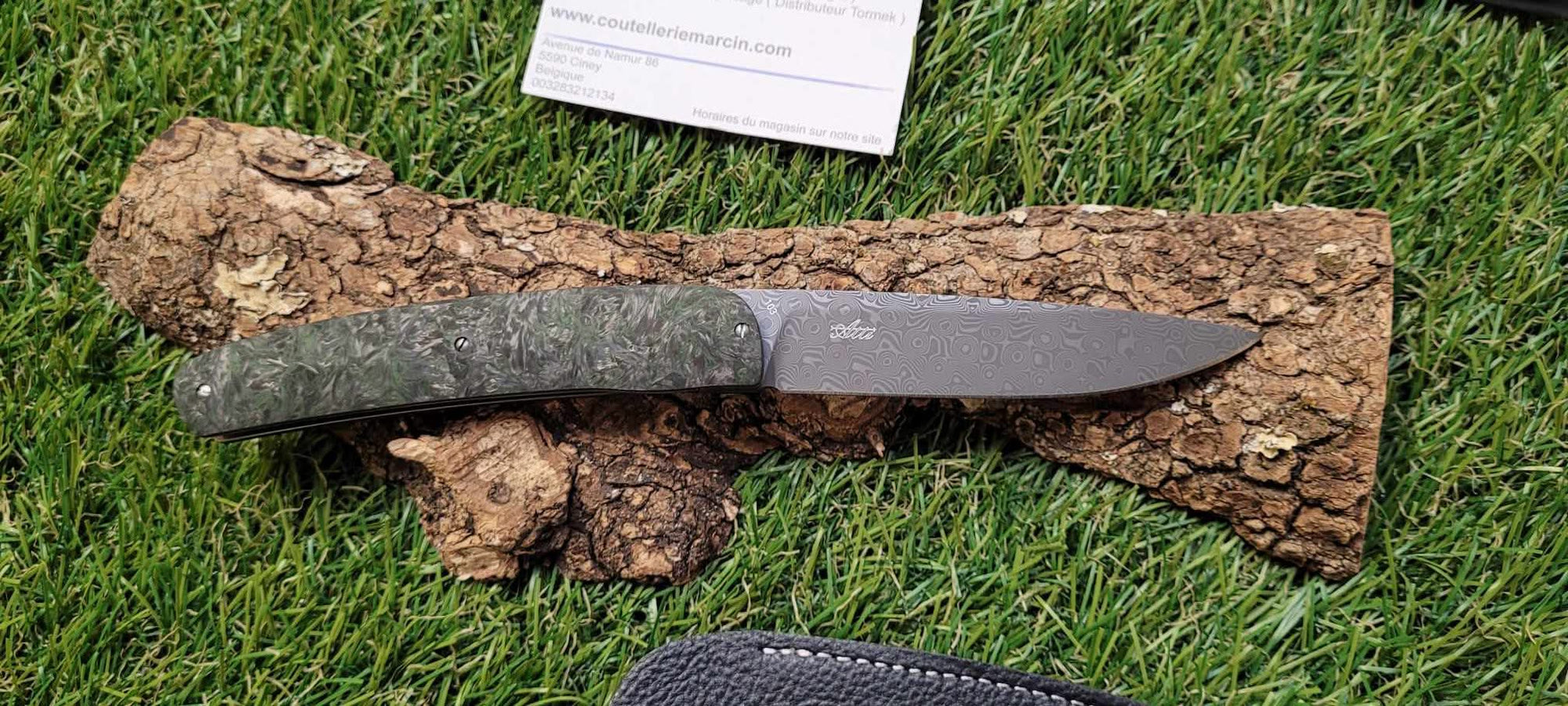 Maserin 380/DV Gourmet Damascus Green Carbon - 