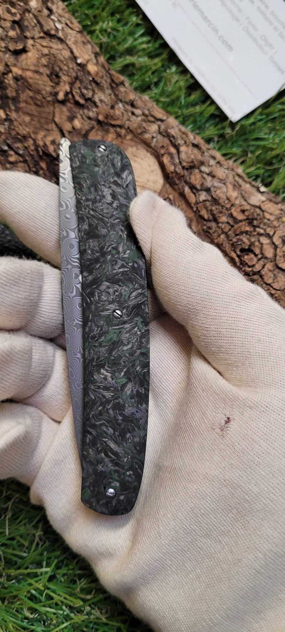 Maserin 380/DV Gourmet Damascus Green Carbon - 