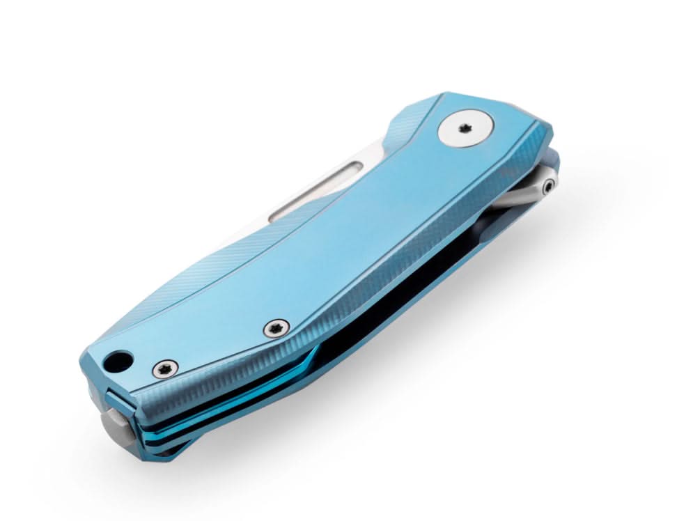Lionsteel NA01 BL Nano - Titane Bleu - 