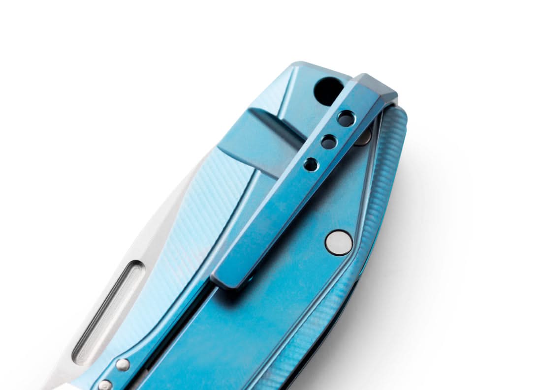 Lionsteel NA01 BL Nano - Titane Bleu - 