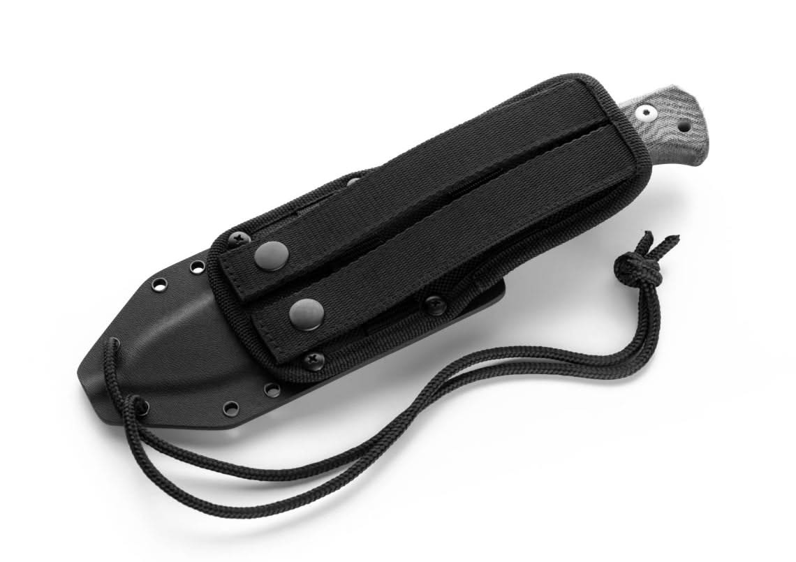 Lionsteel T6 3V CVB - Black Canvas / Stonewash Blade - 
