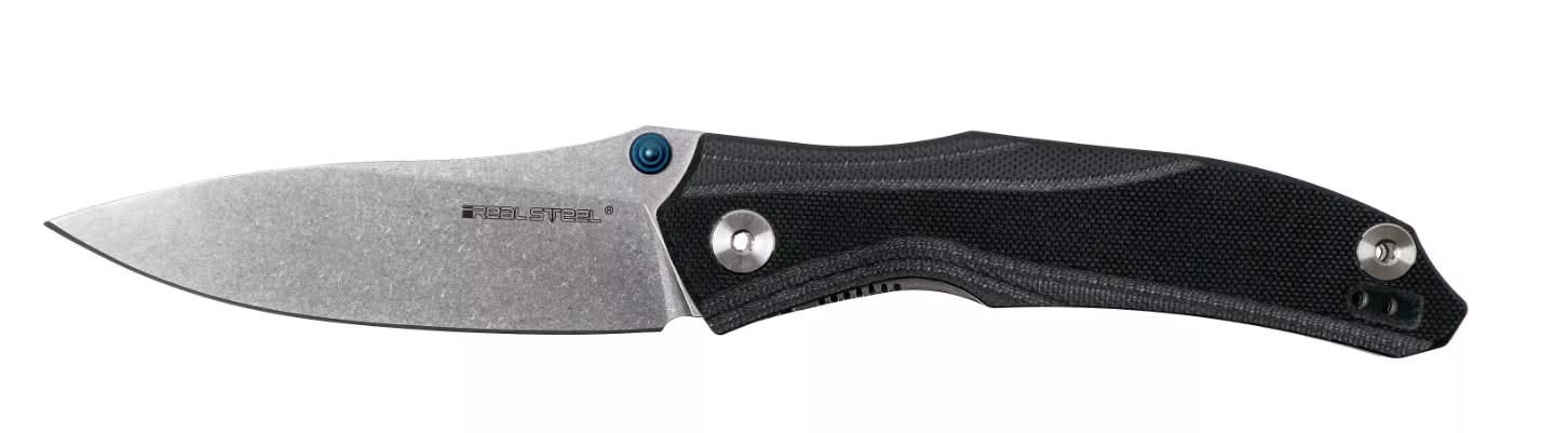 Real Steel Horus E802 Black 7431, couteau de poche - 