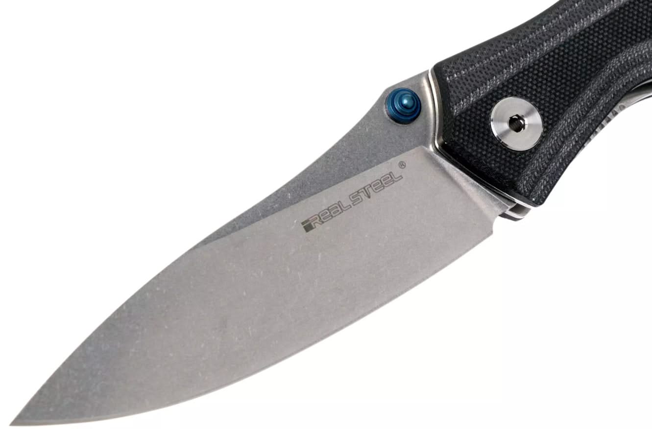 Real Steel Horus E802 Black 7431, couteau de poche - 