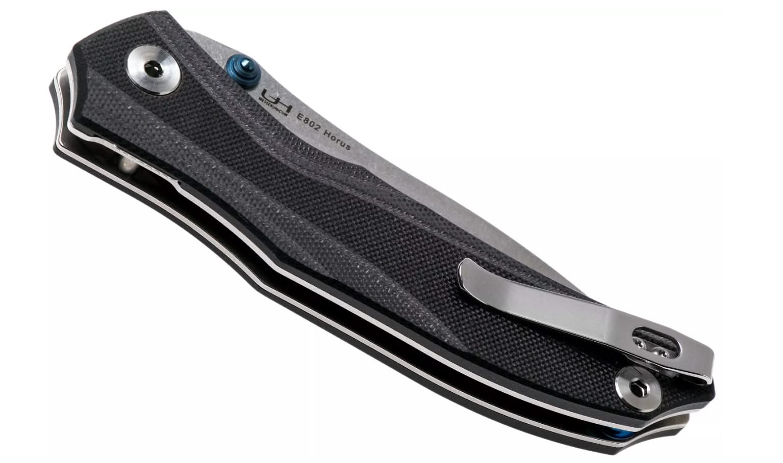 Real Steel Horus E802 Black 7431, couteau de poche - 
