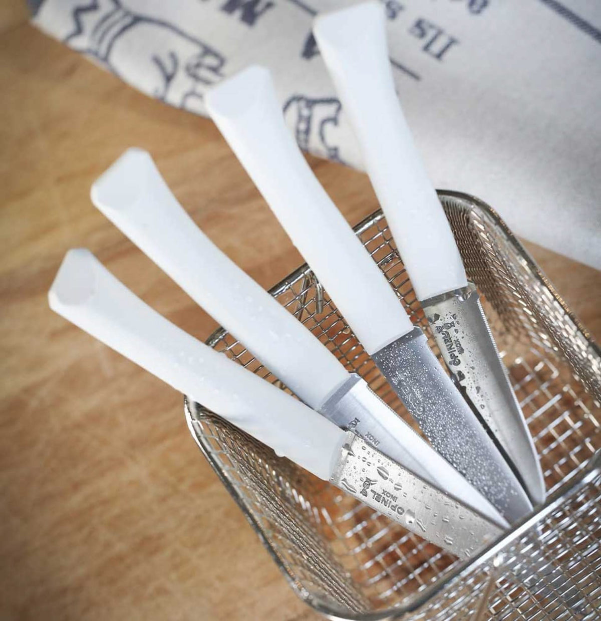 Opinel Coffret de 4 couteaux de table Bon Appétit + Nuage - 