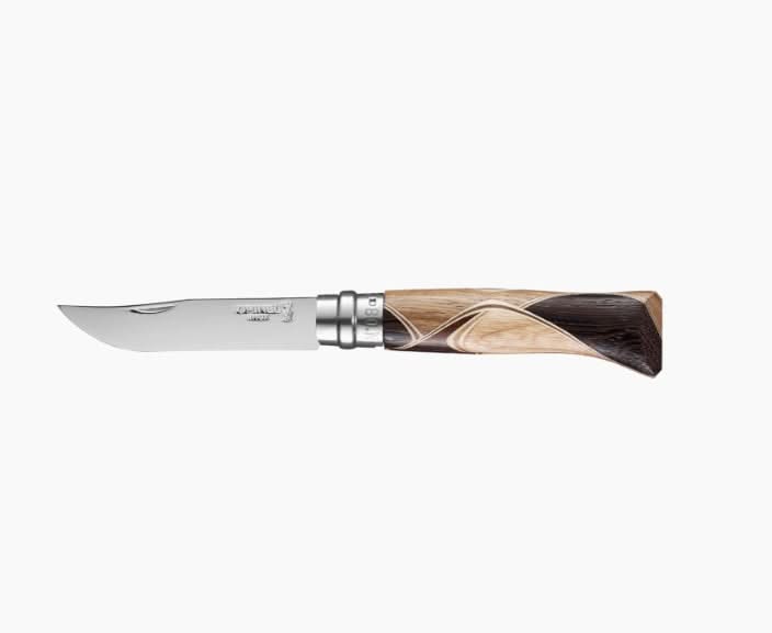 Opinel N°08 Chaperon – manche en marqueterie Bruno Chaperon