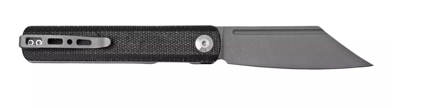SENCUT Bronte SA08A Stonewashed, Black micarta, couteau de poche - 
