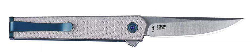 CRKT 7081 CEO Microflipper, Drop Point couteau de poche, Richard Rogers design - 