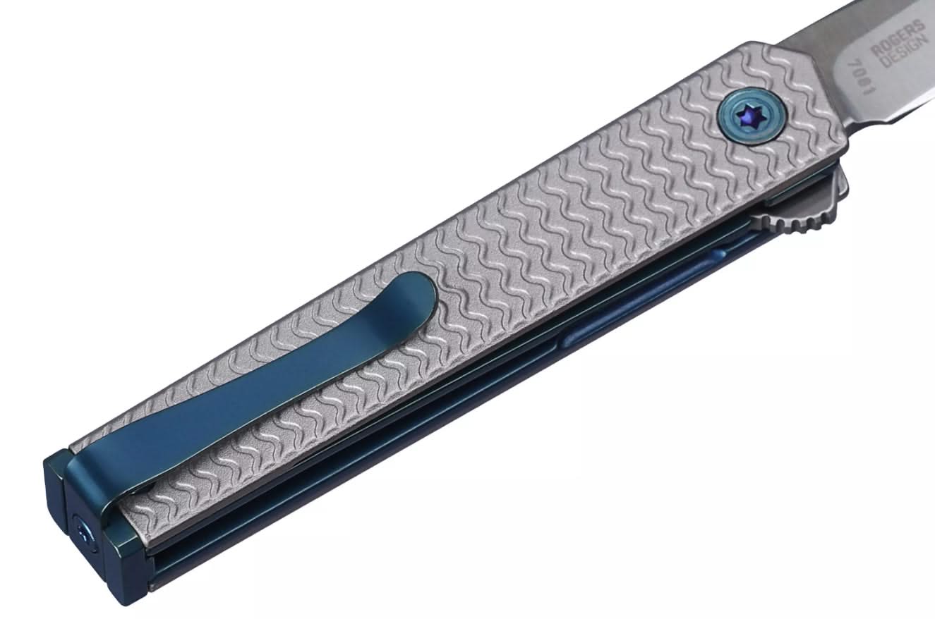 CRKT 7081 CEO Microflipper, Drop Point couteau de poche, Richard Rogers design - 